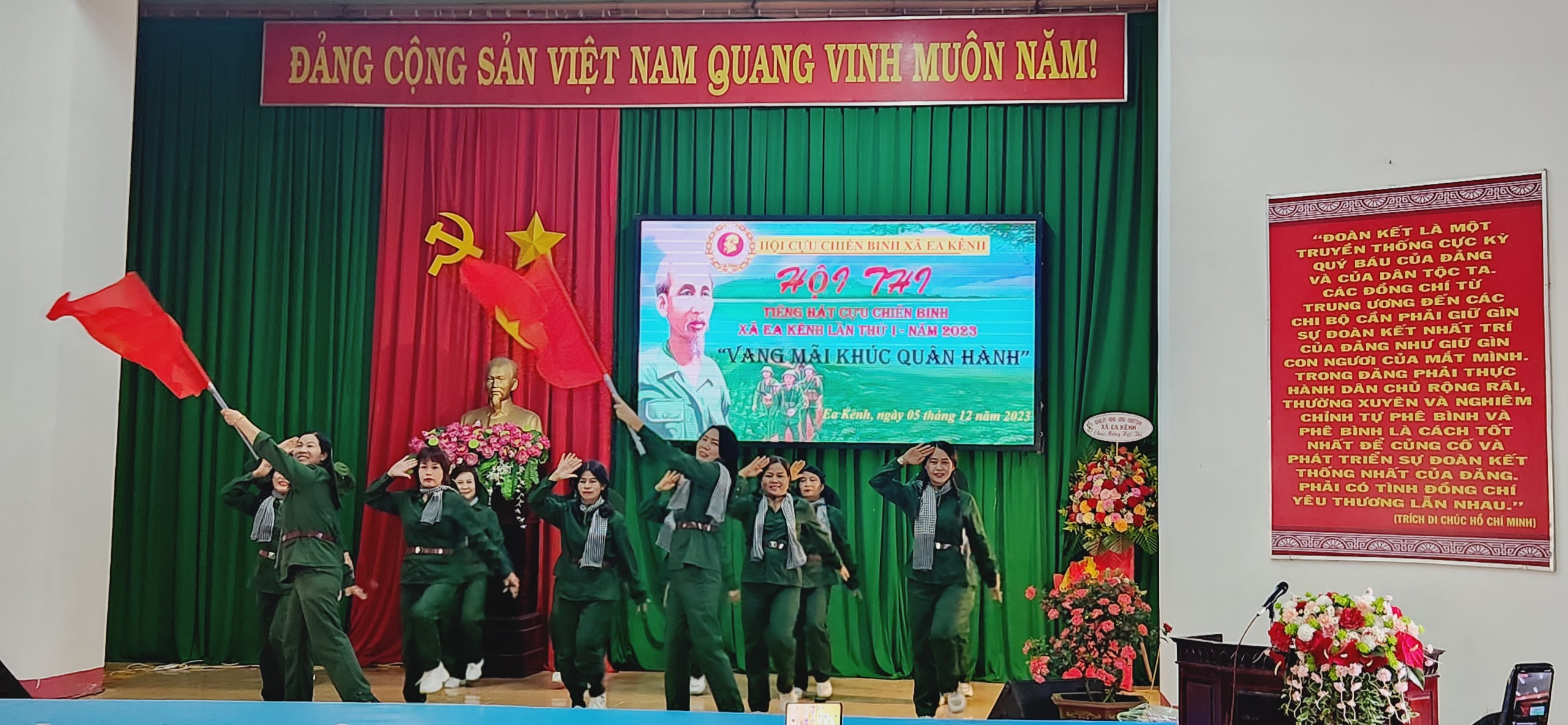 Hội thi tiếng hát Cựu chiến binh xã Ea Kênh lần thứ I năm 2023